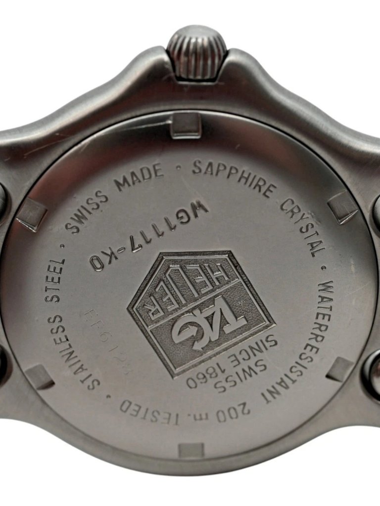 Tag Heuer 38mm Men's Professional Sel Navy Blue Dial 200m Watch! Ref: Wg1117-K0! — image 3 of 6